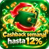 Cashback semanal hasta 12% Brazino777